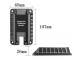 SHLLAR Gun Magnet Mount - Secure Gun Holder for Home, Car, and Office, Fits Glock and Other Firearms