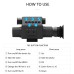 SHLLAR Pro Hunting Night Vision Rifle Scope - Advanced Monocular Clip for Night Shooting and Hunting